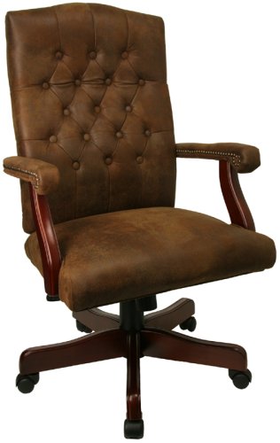 Bomber Brown Classic Executive Computer Chair