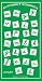 Lower Case Cursive Alphabet Carpet (Set of 2)