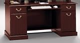 Bush Scratch Resistant Credenza - Saratoga (Harvest Cherry) (30.5H x 66 W x 23D)