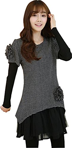 ワンピース チェック 千鳥格子 レトロ スウィート 結婚式 ２次会 デート 大きいサイズ カジュアル セクシー キュート エレガンス レディース 秋物 冬物 可愛いスカーフ付き R476