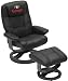 NCAA Georgia Bulldogs Sports Fan Teamseats Leather Swivel Recliner Chair and Ottoman