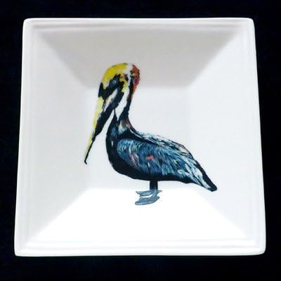 Bird Pelicans Square Condiment servers