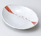 赤絵流紋銘々皿　3個組 【美濃焼　和皿】 〔キャッシュバックキャンペーン対象商品〕