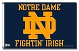 IMAGE OF Notre Dame Fighting Irish 3X5 Banner Flag