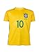 Brazil 2016/17 NEYMAR #10 Home Soccer Kids Jersey - AllYouth Sizes