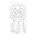 For Galaxy Core Prime SM-G360F , ivencase Simple Dream Catcher [Ultra Thin] Pattern Flexible Texture Soft TPU Gel Slim Protective [Clear] Rear Case Cover Perfect Fit for Samsung Galaxy Core Prime SM-G360F G3606 G3608 G3609 + One 