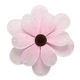 6″ Small Pink Sequined Daisy Flower Decorations – daisies flowers hanging nylon nursery bedroom girls room ceiling wall decor, wedding birthday party baby bridal shower