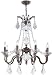 5-Lite Chandelier - Fulbright Series Antique Bronze Finish