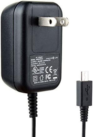 Micro USB Wall Charger AC Adapter for Kindle Fire (K2-Black)