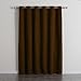 Best Home Fashion Wide Width Thermal Insulated Blackout Curtain - Antique Bronze Grommet Top - Chocolate - 80