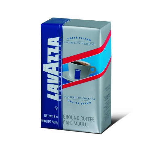 Lavazza Cafe Filtro Classico - Medium Roast Drip Coffee, 8-Ounce Bricks (Pack of 5)