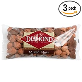 Diamond Mixed Nuts, Inshell, 32-Ounce Bags (Pack of 3) by 