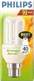 8 Watt (40 Watt equivalent) Philips Genie Energy Saver Light Bulb Bayonet Fitting