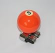 Pool Ball Steering Wheel Spinner Knob Orange #5