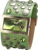Ed Hardy Women’s Love Child Green Stainless Steel 316L Watch #LC-GB