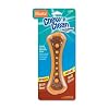 Hartz Chew N' Clean Assorted Colors Dental Duo Toy and Edible Dog Chew, Large
