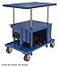 Vestil MT-3048-HP-DC High Profile DC Power Post Table, 30" x 48", Blue