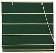 Cotton Roman Shades - Dark Green 36
