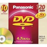 Panasonic Write-Once DVD-R Disc - 20 Pack - Model LM-RF120MU20 DVD