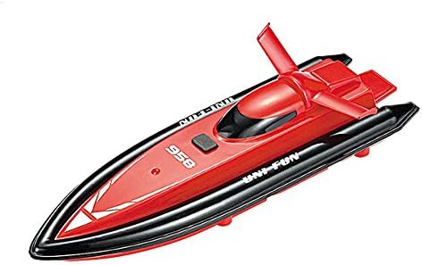 2.4GHz,Mini remote control boats, children's toy boat, navigation models, Remote Control Electric Boat(red)
