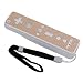 Eforcity Controller Sticker w/ Wrist Strap for Nintendo Wii, Orange Honeycomb