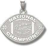 Florida Gators 2006 BCS National Champions 3/4 Sterling Silver Pendant
