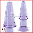 Beginner Glass Butt Plug (Purple)
