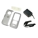 LG enV VX-9900 VX9900 Translucent Smoke Snap-On Crystal Case Cover with Removable Belt Clip