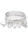 G by GUESS Women's Multi Charm Bangle Set