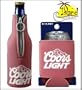 (2) Coors Light Pink Beer Can & Bottle Koozie Cooler
