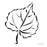 Eurographics PDE1112 Paul Desny, Lime-Tree Leaf 18 x 18 cm, Hochwertiger Kunstdruck