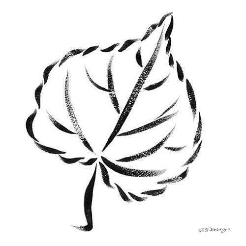 Eurographics PDE1112 Paul Desny, Lime-Tree Leaf 18 x 18 cm, Hochwertiger Kunstdruck