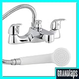 Bath mixer tap with shower attachment (D 334)