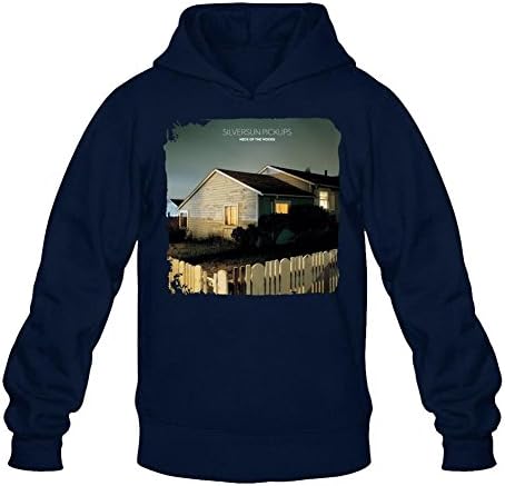 SANNY Men's Silversun Pickups Neck Of The Woods Pullover Hoodie Size XL Royal Blue