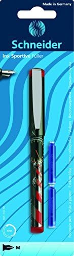 Inx Sportive Fountain Pen with 2 Cartridge Refills by Schneider Novus
