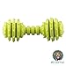 PET(S)TYLE Interactive Dog Toys, Rubber Squeaky Balls and Rubber Chew Bone for Chewing and Playing, Set of 3