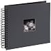 Hama 28 x 24 cm Fine Art Spiralbound Album for 50 Photos, Grey