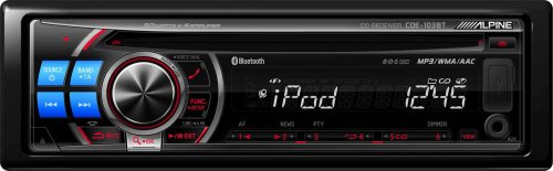 Alpine CDE-103BT - Radio / CD / MP3 player / USB flash player - Full-DIN - in-dash - 50 Watts x 4
