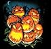 Evil Pumpkin Halloween Adult T-Shirt Size Large