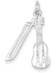 Sterling Silver Violin & String Charm