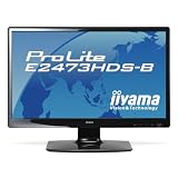iiyama 23.6インチワイド液晶ディスプレイ フルHD対応 LEDバックライト搭載 電源内蔵 HDMIケーブル同梱モデル マーベルブラック PLE2473HDS-B1