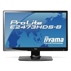 Iiyama ProLite E2473HDS 61 cm (24 Zoll) LED Monitor (DVI,HDMI, 2ms Reaktionszeit) schwarz