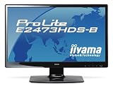 iiyama 23.6�C���`���C�h�t���f�B�X�v���C �t��HD�Ή� LED�o�b�N���C�g���� �d������ HDMI�P�[�u���������f�� �}�[�x���u���b�N PLE2473HDS-B1