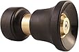 Heavy Duty Brass Fireman Style Hose Nozzle - Fits All Standard Garden Hoses - Best High Pressure Sprayer to Wash Your Car or Water Your Garden - Leak Proof - Lifetime No-Hassle Guarantee