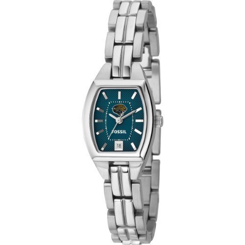 Fossil Women's NFL1193 NFL Jacksonville Jaguars Round Dial Watch