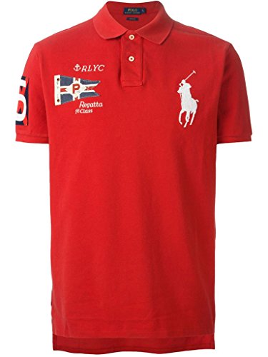 Polo Ralph Lauren Men's Custom-Fit Big Pony Nautical Polo