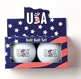 USA 2 Golf Balls Set