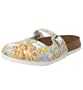 Birki's Women's Maria Cork Clog,Tink Orange Flowers, 39 N EU (US Women's 8 N)