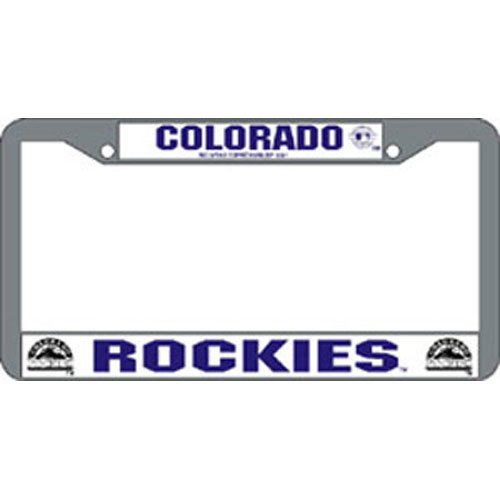 Colorado Rockies MLB Chrome License Plate Frame