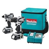 Makita LCT200W 18-Volt Compact Lithium-Ion Cordless 2-Piece Combo Kit